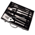 6 ka PCS BBQ Tools nga May Aluminum Case